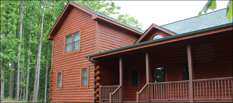 Log Home Staining in Knox County, Kentucky